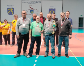 Mieszkańcy Domu podczas Turnieju Boccia w Pińczowie.