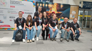 Mieszkaniec Domu na Igrzyskach Olimpijskich w Katowicach.
