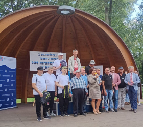 Udział mieszkańców Domu w Turnieju Bocce w DPS w Zgórsku.