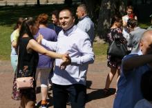 Zabawa taneczna w DPS w Łagiewnikach