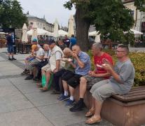 Mieszkańcy na wycieczce w Kielcach