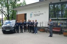 Poświęcenie nowego samochodu w DPS w Łagiewnikach.