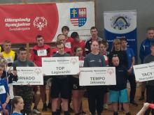 Turniej badmintona w Sandomierzu.