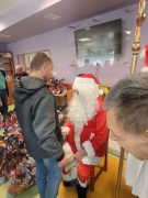 Odwiedziny Świętego Mikołaja w DPS w Łagiewnikach.