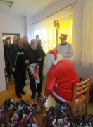 Odwiedziny Świętego Mikołaja w DPS w Łagiewnikach.