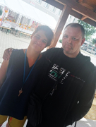 Udział mieszkańców Domu w zabawie w stylu country.