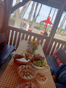 Udział mieszkańców Domu w zabawie w stylu country.