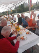 Udział mieszkańców Domu w zabawie w stylu country.