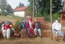Udział mieszkańców Domu w zabawie w stylu country.