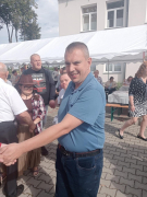 Udział mieszkańców Domu w zabawie w stylu country.