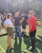 IX Wojewódzki Turniej Bocce Osób Niepełnosprawnych w Zgórsku.