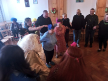 Zabawa karnawałowa w DPS w Kurozwękach.