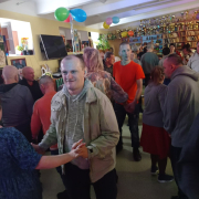 Zabawa karnawałowa w DPS w Łagiewnikach.