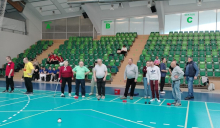 Mieszkańcy Domu podczas Turnieju Boccia w Pińczowie.