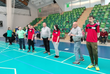 Mieszkańcy Domu podczas Turnieju Boccia w Pińczowie.