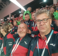 Mieszkaniec Domu na Igrzyskach Olimpijskich w Katowicach.