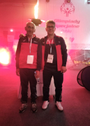 Mieszkaniec Domu na Igrzyskach Olimpijskich w Katowicach.
