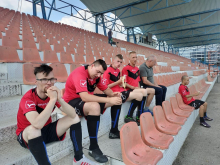Mieszkańcy Domu na Turnieju Pilki Nożnej w Ostrowcu..