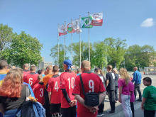 Mieszkańcy Domu na Turnieju Pilki Nożnej w Ostrowcu..