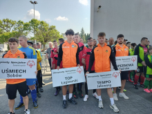 Mieszkańcy Domu na Turnieju Pilki Nożnej w Ostrowcu..