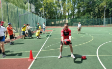 Nasi mieszkańcy na olimpiadzie lekkoatletycznej w DPS w Zgórsku.