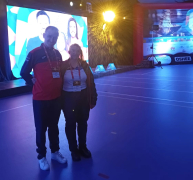 Mieszkaniec Domu na Olimpiadzoie w Zielonej Górze.